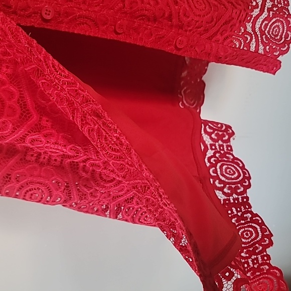 Ronni Nicole Lace Sleeveless Button Front Closure dress SZ 10 - Picture 8 of 13